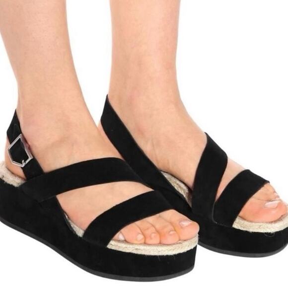 Rag & Bone Megan Black Suede Platform
Wedge Sandal Size 39 - Picture 11 of 11